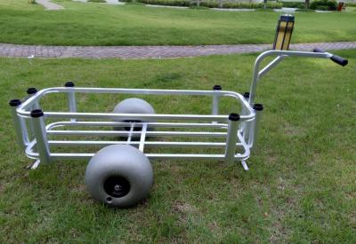 Foldable Beach Wagon Cart Aluminum Material With Liner