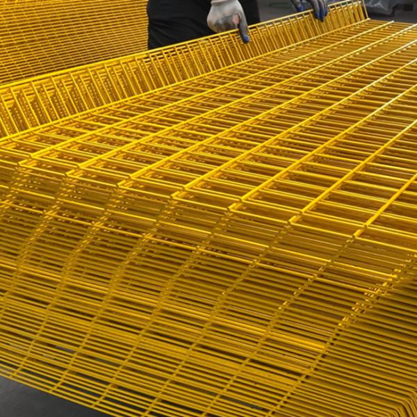 Metal 2d Twin Bar Bilateral Wire Mesh Fence Panels Galvanized Welded Powder Coated
