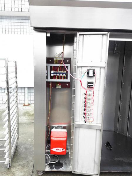 Customized Gas Heated 40 Tray Duck Baking Food Roaster Machine 120kg/H
