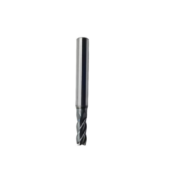Solid Carbide 4 Flute Flat End Mill Cutter For Aluminum