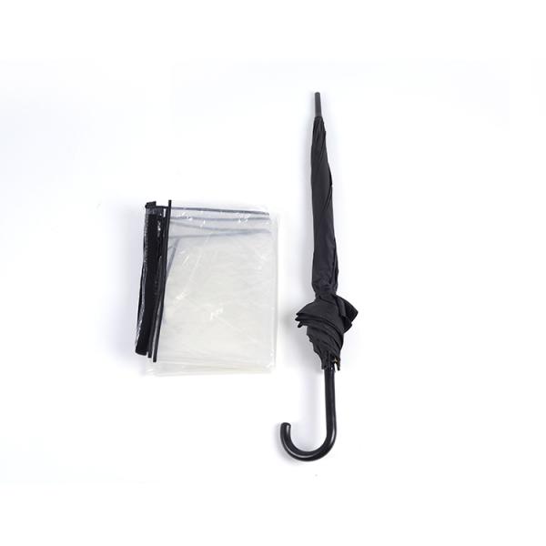 Strong Waterproof Walking Stick See Through Umbrella Full Body With POE Cloth