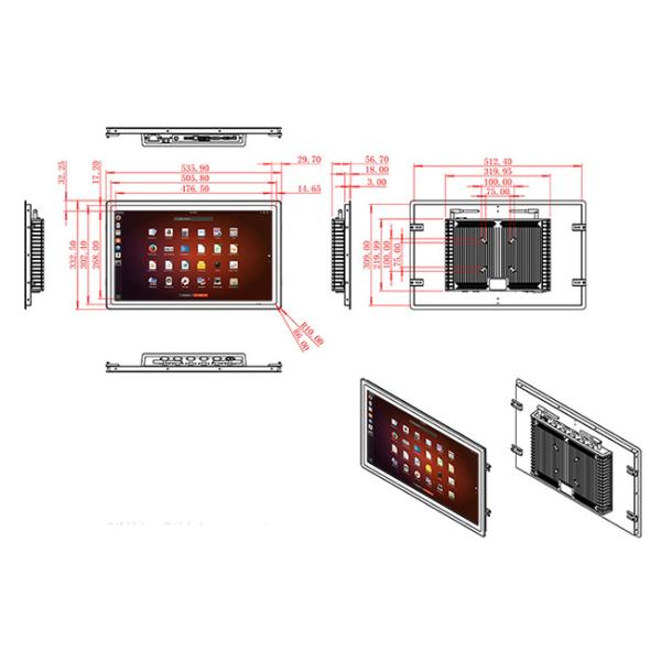 21.5-Inch Large Linux Monitor for Smart City Applications and Industrial Dashboards