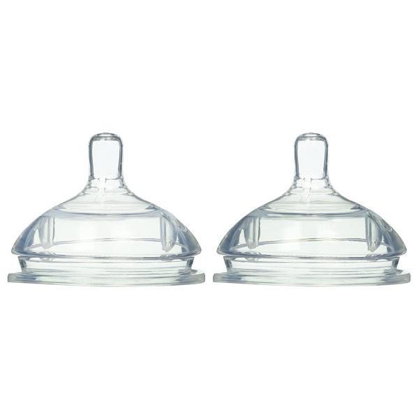 Orthodontic Silicone Baby Pacifier For 1 - 6 Month Old Silicone Material