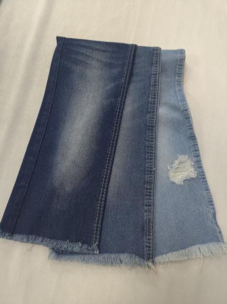 11.5oz Breathable Cotton Rayon Polyester DARK INDIGO 180cm Non stretch Denim fabric 10x7 JSD3076-1