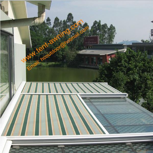 Glass Room Motorized Romote Control Skylight  Conservatory Roof Awning