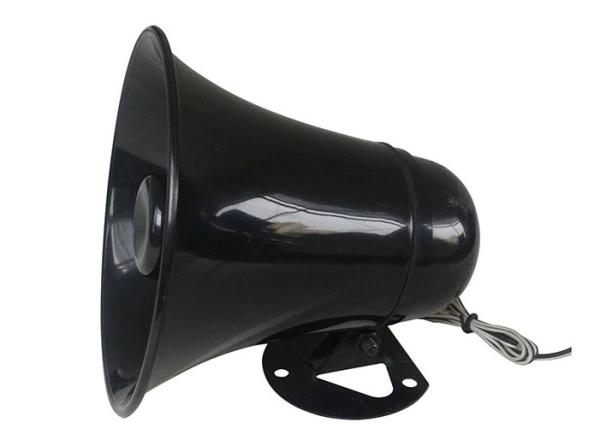 10W Plastic Full Range Horn Speaker , Powered PA Horn With AC / DC Power Supply