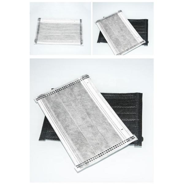 Black Grey Activated Carbon Surgical Face Mask Disposable For Personal Safety
