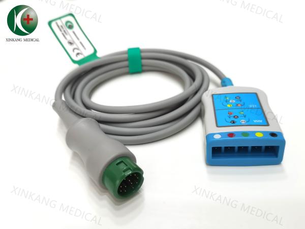 5-Lead Integrated Monitoring ECG Cable Essential for Medical Professionals