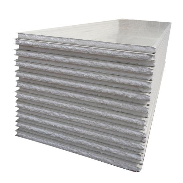 Anti Sound Sandwich Board Roofing , 6kg / M3 - 10kg / M3 EPS Sandwich Panel
