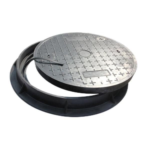 Fiberglass FRP Gfrp SMC Manhole Cover With Frame Sewage Drain Cover