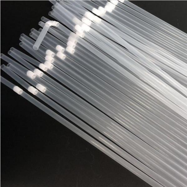 Bar Accessories Type Drinking Straws 6mm Diameter ECO Friendly Custom Transparent PLA