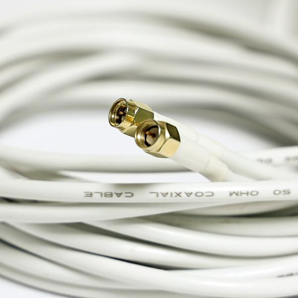 Antenna LTE 3G 4G de alta ganancia 44dBi con conector masculino 2* CRC9/2* TS9 y cable de 2 metros