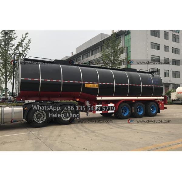 Tri Axle 25m3 40m3 Lubricating Oil Tank Semi Trailer