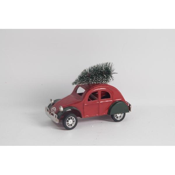 Современные металлические рождественские украшения Красные машины Рукоделие