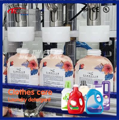 8 Heads Detergent Filling Machine 2000ml-5000ml Detergent Liquid Packing Machine