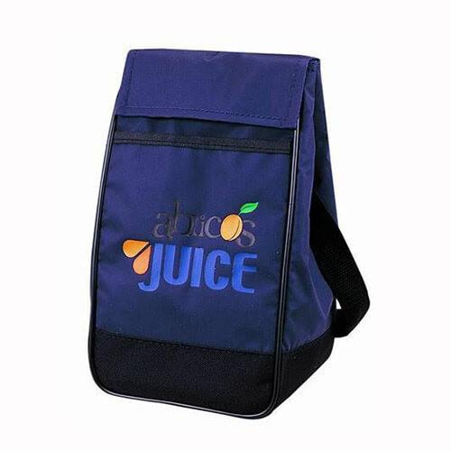 Custom Collapsible Insulated Cooler Bags Triangular Waterproof Nylon For Women