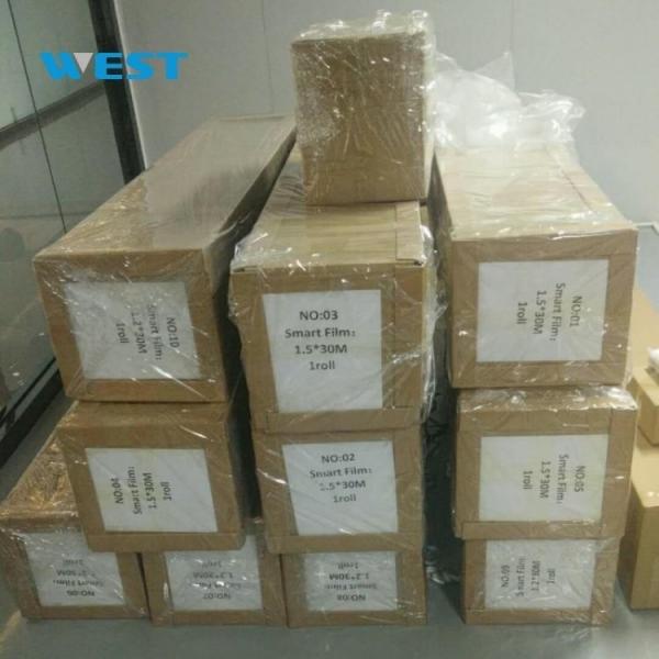 Explosion Proof Smart PDLC Film Self Adhesive Liquid Crystal Window Film For Building Windows