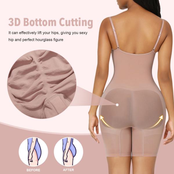 Female Butt Lifter Bodysuit Shapewear for Seamless Tummy Control and Lifting