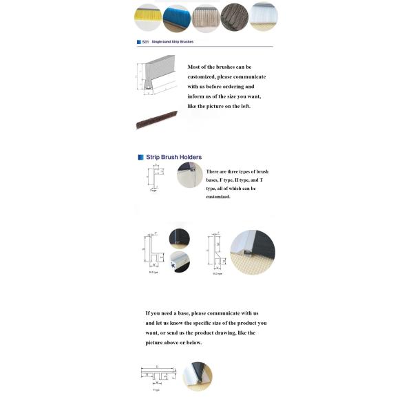 Высокотемпературные промышленных полос щетка дверной уплотнитель проволока латунь