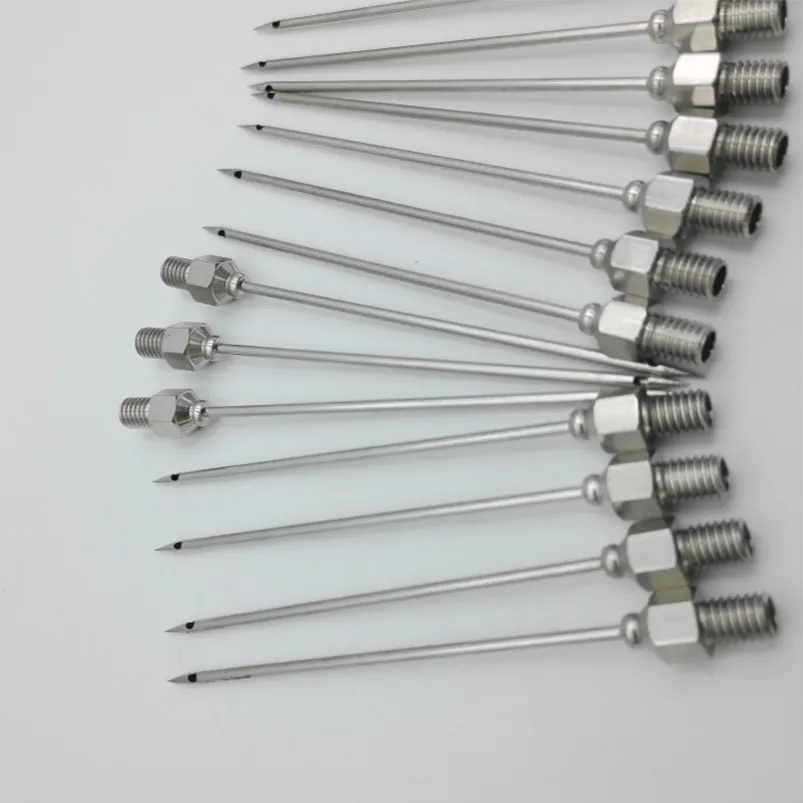 Stainless Steel Capillary Tube Side Hole Puncture Needle Tapered