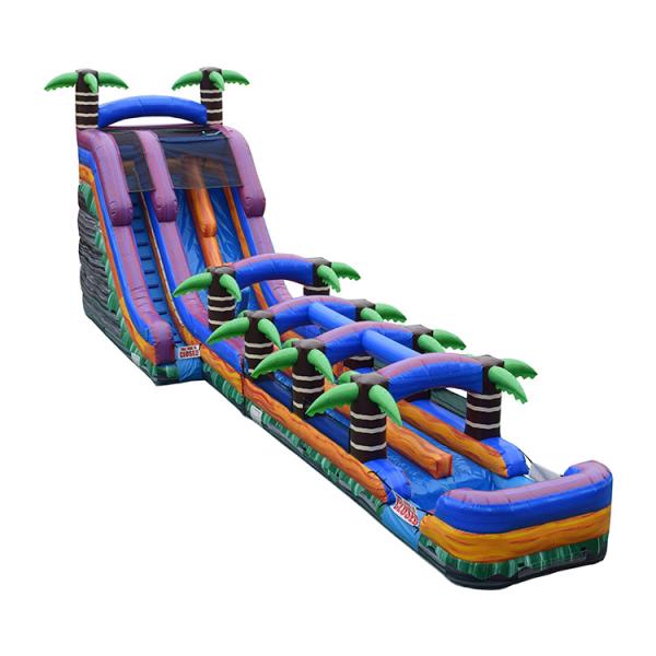 Inflatable Water Slide Lake Kids And Adults Inflatable Games Large Water Slide