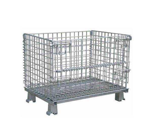Industrial Rigid Wire Mesh Container Big Size  Large Load Capacity