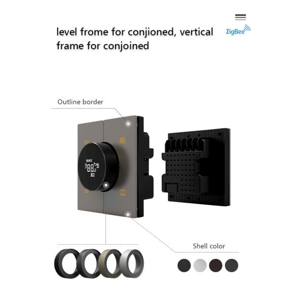 High Voltage 250V Home Smart Thermostat Zigbee 3.0 UK Standard