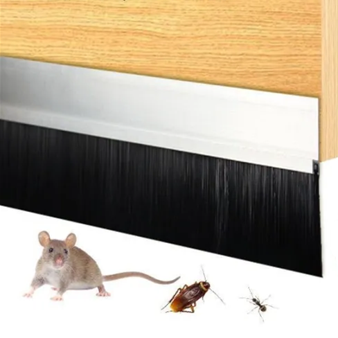 Пылестой алюминиевый сплав щетка уплотнитель полосы щетка для дверной уплотнитель