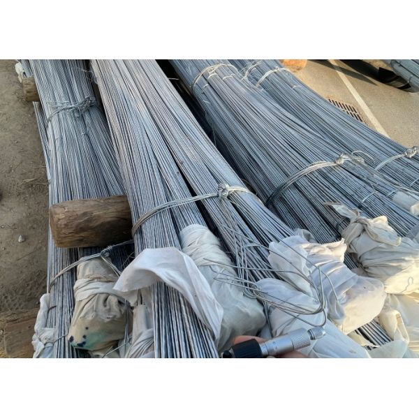 3.36mm * 2.28m hot dipped Galvanized Double Loop Quick Link Tie Wire for Plastic bottle