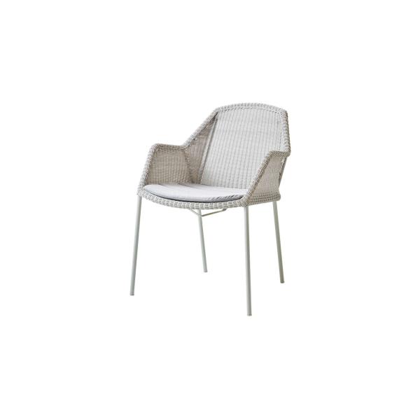 Outdoor Furniture Grey Rattan Rope Chair for Hotel Outdoor Relaxation