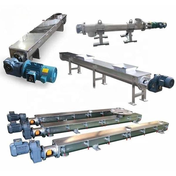 Stainless Steel Heat Resistant Flexible Auger Conveyor Customized Screw Conveyor for Cement