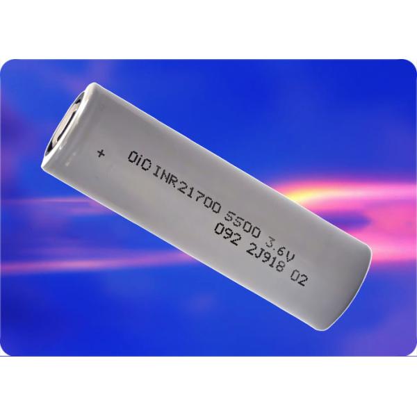 3.6V 5500mAh 21700 Low Temperature Li-Ion Battery 275Wh/kg 600 Cycles -40°C Operation