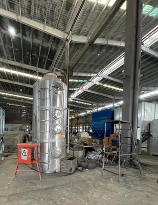 Vertical Installation Exhaust Gas Treatment Equipment Temperature Removal Of Hydrogen Sulfide