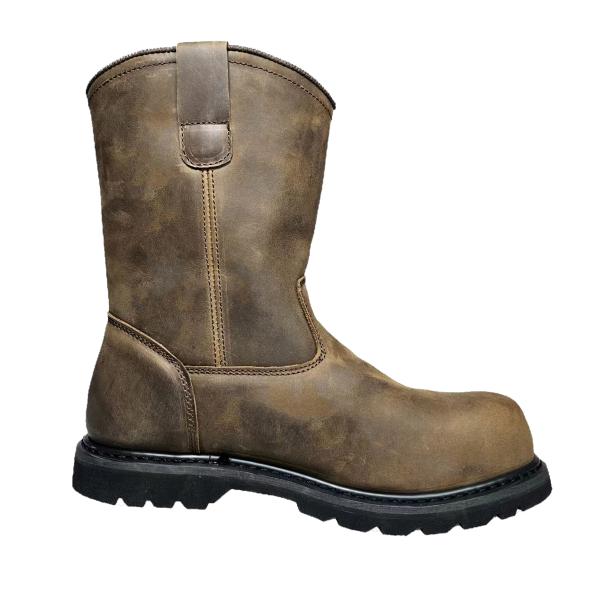 High Top Factory Metal Buckle Goodyear Protection Footwear Top-Notch Safety Shoes for Men