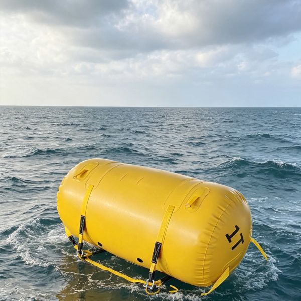Underwater Lift Bags with High Load Bearing Capacity Reinforced Lifting Straps for Long Service Life in Diving Salvage Projects