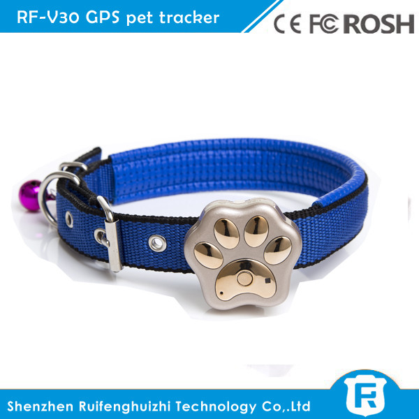 Waterproof smallest gps gsm trackr for small pet dog reachfar rf-v30