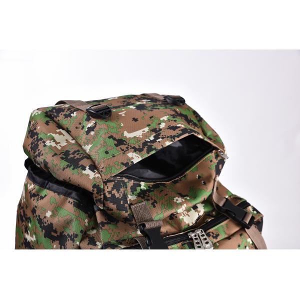 Acceptable OEM/ODM Camouflage Pattern 100L Mountaineering Bag for Outdoor Activities