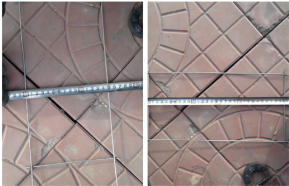Сваренная прямоугольником стена Masonry усиливая ширину сетки 10cm блока лестницы