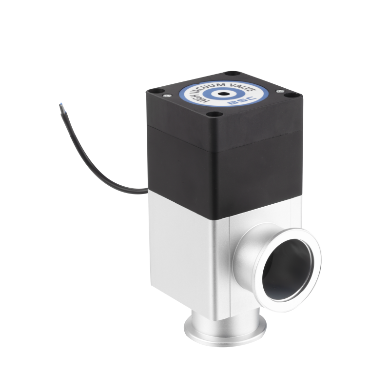 BAOSI GDQ Series GDQ-J40(B)MS Pneumatic High Vacuum Baffle Valve DN40 Pneumatic KF40 Aluminum Alloy (Magnetic Switch)
