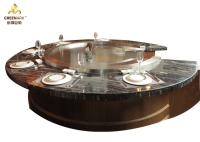 10 Seat gril d'intérieur/extérieur de R800 de Hibachi de gaz, Tableau à cuire japonais