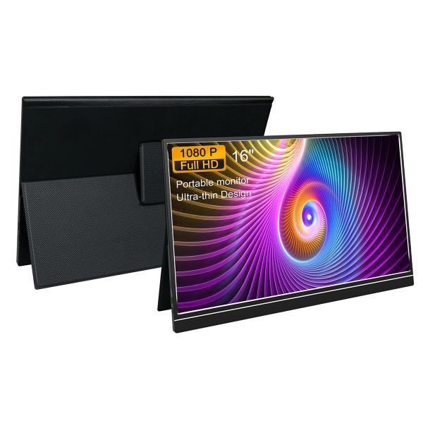 16 Inch Type C Port HDR 1920*1080 IPS Portable Laptop Screen Extension