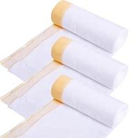 Saco de lixo descartável de 20 litros personalizado preto claro e branco 100 contos para industrial