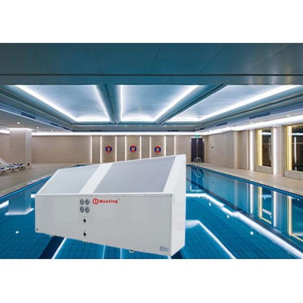 Meeting High COP 42KW Low noise EVI Air to Water heat pump used in Hotels Sauna Spa and swimming pool heater