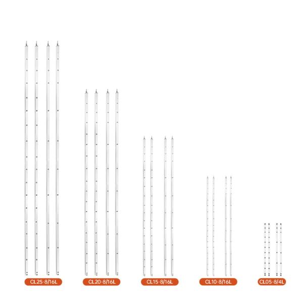 JUTAI プロフェッショナル 安全ライトカーテン - IP67, 8/6-ビーム, 24V 0.5m 1m 1.5m 2m 2.5m