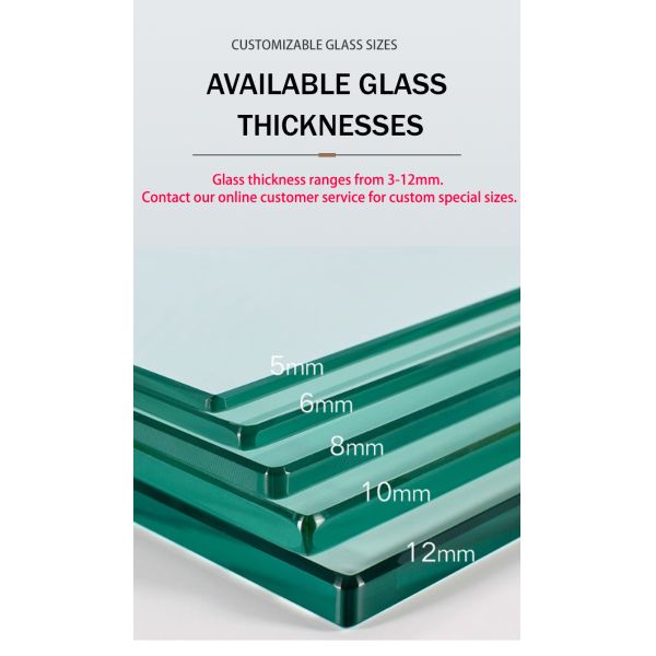 6.38-10.38mm Custom Color Gradient Glass | Building Decoration Use