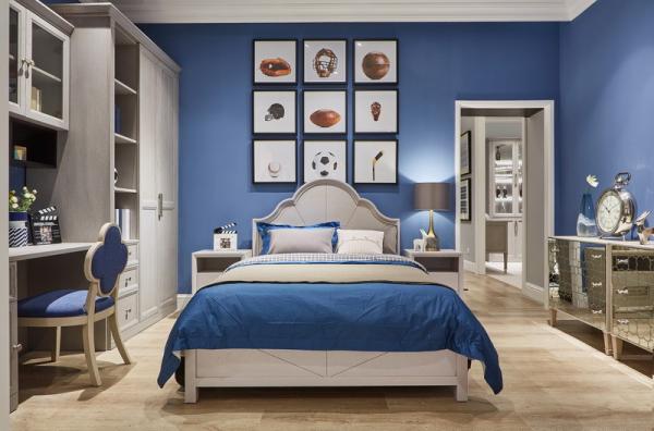 Light Luxury Design American Style Bed Furniture Set In Oak Wood Made By China Manufacturer Of 21years Supplier