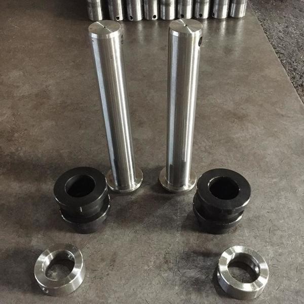 Bronze C51000 Garbage Truck Parts Pivot Shaft Black Oxide Customized Design