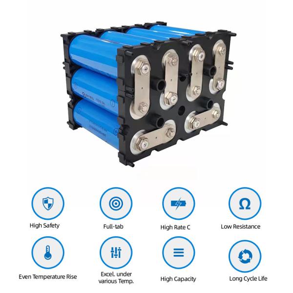 4pcs Lithium RV Battery Pack 12V100Ah 3.2V Grade A+ For Lawn Mowers