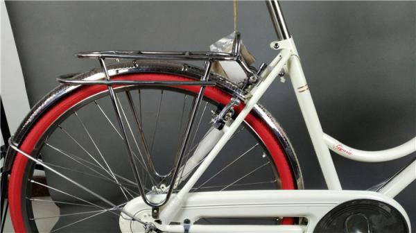 New brake colorful hi-ten steel  26/28 size old style bike retro city bike for man with LED light