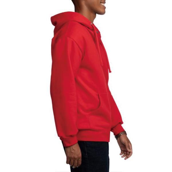 Customized Fashionable Cotton Polyester Red Full Zipper Mens Hoodies Jackets with Pocket